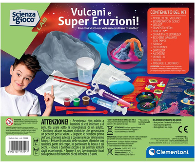 Набір для наукових експериментів Clementoni Volcanoes and Super Eruptions (8005125193547)