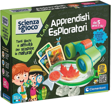 Zestaw do eksperymentów naukowych Clementoni Science & Play Apprentice Explorers (8005125193639)