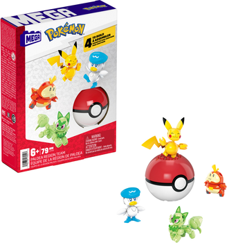 Zestaw klocków Mattel Mega Pokemon Towarzysze z Paldei 79 części (0194735170517)