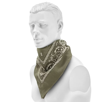 Бандана бавовняна Sturm Mil-Tec Western Bandana Olive (12620001)