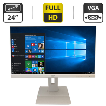 Монитор Acer B246HYL / 24" (1920x1080) IPS / VGA, DVI, DisplayPort б/у
