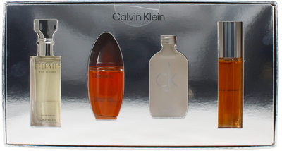Набір мініатюр для жінок Calvin Klein Парфумована вода Obsession 15 мл + Парфумована вода One 15 мл + Парфумована вода Escape 15 мл + Парфумована вода Eternity 15 мл (3616304678585)