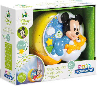 Іграшка-нічник Clementoni Baby Mickey Чарівні зірки проектора (8005125171088)