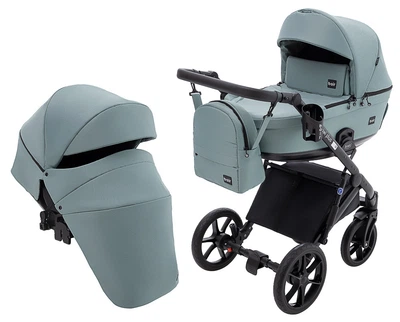 Коляска 2 в 1 Bair Kiwi Plus Soft BKP-028 нефрит