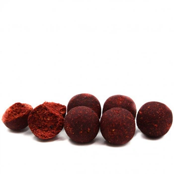 Бойлы BOUNTY прикормочные вареные STRAWBERRY / SALMON 24мм 0.8 кг (клубника / лосось),SS014