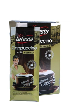 Кавовий напій La Festa capuccino hazelnut в стіках 10 х 12,5 г (578)