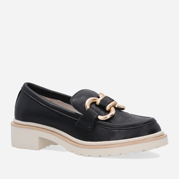 Loafersy damskie skórzane