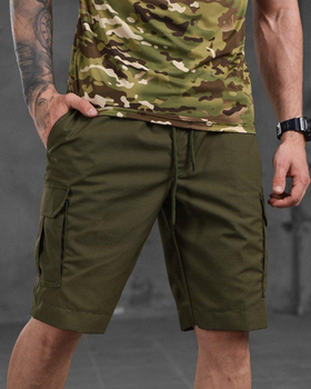 Армейские мужские шорты рип-стоп L олива (87523)