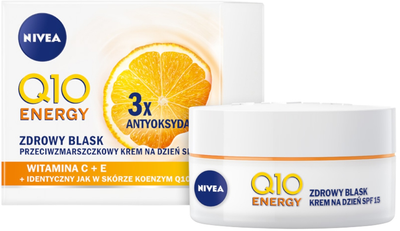 Zestaw do pielęgnacji twarzy Nivea Duopack Q10 Energy Krem na dzień 50 ml + Krem na noc 50 ml (5900017095073)