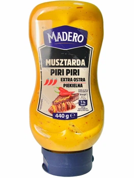 Горчица с перцем Пири Пири MADERO очень острая Piri Piri 440 г
