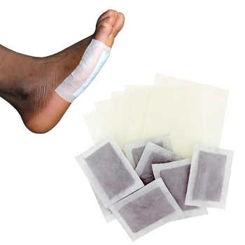 Пластырь-детокс для ступней для выведения токсинов KINOKI упаковка 10 шт.
