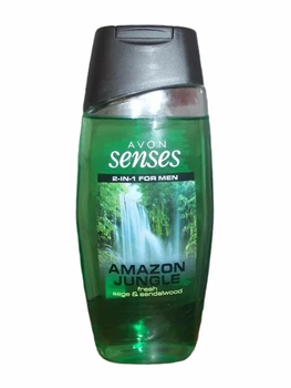 Шампунь и гель для душа 2 в 1 для мужчин Avon Senses Amazon Jungle 250 мл