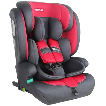 Детское кресло XOMAX LM238 с Isofix I 9-36 кг, 15 месяцев – 12 лет, группа 1/2/3 красный Германия