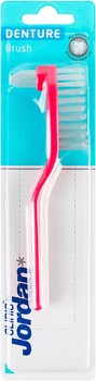 Щетка Jordan Clinic Denture Brush для съемных протезов и орто аппаратов Розовая (7038513902002_розовый)