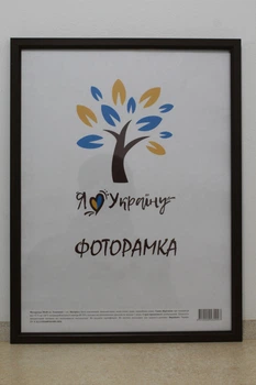 Фоторамка 30Х42, коричневий без золотої вставки, 1511-B84 б/з, СКЛО + ДВП