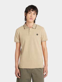 Koszulka polo męska Timberland TB0A26NF M Beżowa (194902913558)