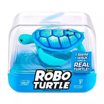 Интерактивная игрушка ZURU Robo Turtle Series 2 активируемая водой и меняющая цвет Голубой (1014-138-03)