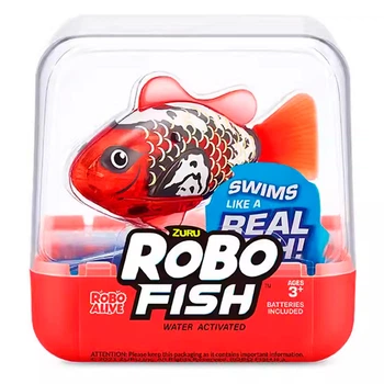 Интерактивная игрушка ZURU Robo Fish Series 2 активируемая водой и меняющая цвет Красный (1014-138-01)