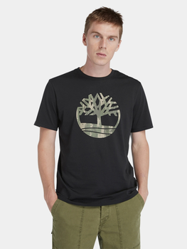 T-shirt męski bawełniany Timberland TB0A5UP3 L Czarny (194902996827)