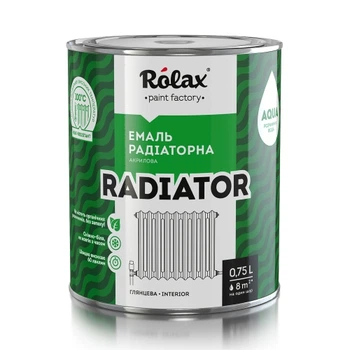 Эмаль РАДИАТОРНАЯ Rolax белая 0,75 л