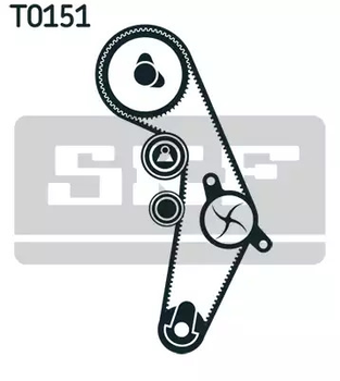 Ремкомплект ГРМ VAG 06B 198 119 A (SKF), SKF (VKMA01018)