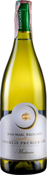 Вино Jean-Marc Brocard Chablis 1erCru Montmains 2022 біле сухе 0.75 л (3436802100414)