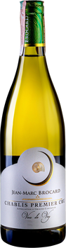 Вино Jean-Marc Brocard Chablis 1erCru Vau de Vey 2021 біле сухе 0.75 л (3436802170417)