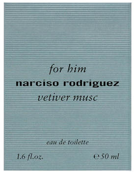 Туалетна вода для чоловіків Narciso Rodriguez For Him Vetiver Musc 50 мл (3423222107727)