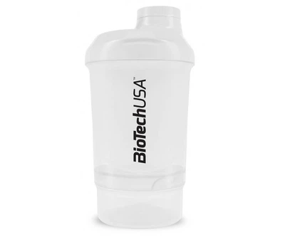 Шейкер Biotech Wave + Nano shaker 300 мл + 150 мл Білий (484206)(484207)