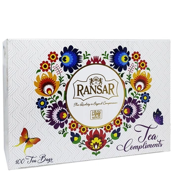 Чай Ransar асорті Tea Compliments в пакетиках 10 смаків 100 шт (56080)