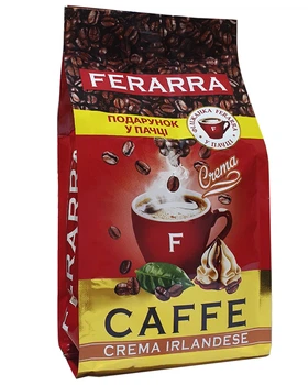 Кава Ferarra Crema Irlandese з чашечкою в подарунок зерно 500 г (56615)