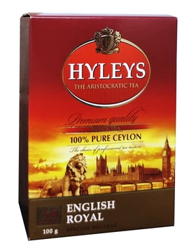 Чай Hyleys English Royal чорний суцільнолистовий 100г (56901)