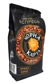 Кава Чорна Карта Еспресо зерно 900 г (52954)