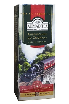 Чай Ahmad English Breakfast чорний в пакетиках 25 шт х 2 г (912)