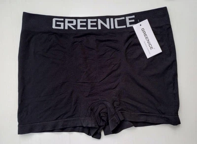 Мужские боксеры Greenice бесшовные черный с серым поясом XL\XXL 4811