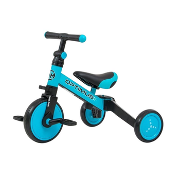 Триколісний велосипед Milly Mally Optimus 3 in 1 Синій (5901761125078)