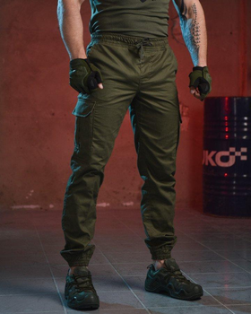 Армейские мужские штаны на резинке Bandit S олива (11469)