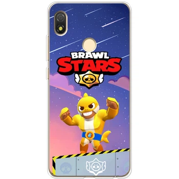 Силиконовый Чехол с Картинкой для Tecno Pop 3 Принт (Бравл Старс Эль Примо, Brawl Stars El Primo) (44375-ysm017)