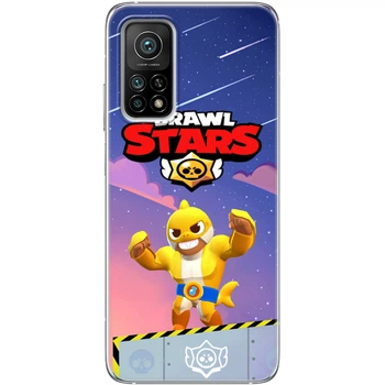 Силіконовий Чохол з Картинкою для Xiaomi Mi 10T Принт (Бравл Старс Ель Прімо, Brawl Stars El Primo) (41069-ysm017)