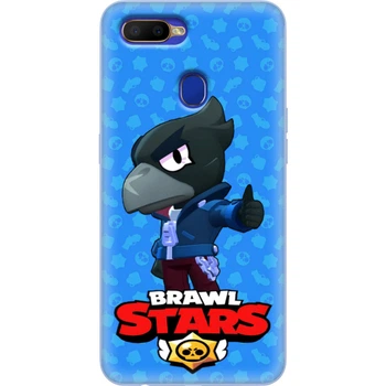 Силіконовий Чохол з Картинкою для OPPO A5s Принт (Бравл Старс Ворон, Brawl Stars Crow) (38514-ysm016)