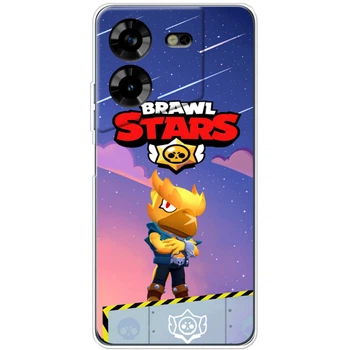 Силіконовий Чохол з Картинкою для Tecno Pova 5 Принт (Бравл Старс Ворон, Brawl Stars Crow) (48113-ysm018)