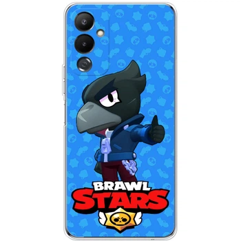 Силіконовий Чохол з Картинкою для Tecno Pova 4 Принт (Бравл Старс Ворон, Brawl Stars Crow) (46196-ysm016)