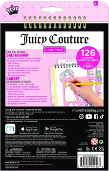 Набір для творчості  Make It Real  Скетчбук Juicy Couture Fashion (0695929044268)