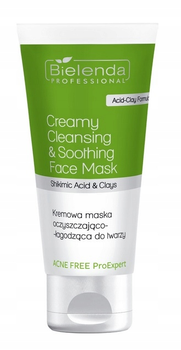 Маска для обличчя Bielenda Professional Acne Free Pro Expert кремова очищуюча 150 мл (5902169058975)