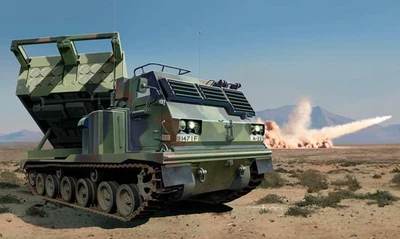 Збірна модель 1/35 Реактивна система залпового вогню M270/A1 Trumpeter 01049