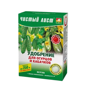 Добриво для огірків та кабачків мінеральне 300гр (кристал) Квітофор Чистий лист