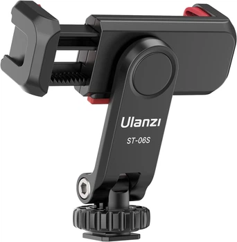 Держатель Ulanzi ST-06S поворотный с наклоном для смартфона iPhone Android Sony Canon DJI Ronin S/SC Zhiyun Gimbals Black (38867)