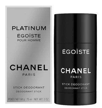 Парфумований дезодорант-стік для чоловіків Chanel Egoiste Platinum 75 мл