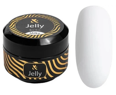 Гель-желе F.O.X Jelly Gel Milky моделирующий молочный 15 мл
