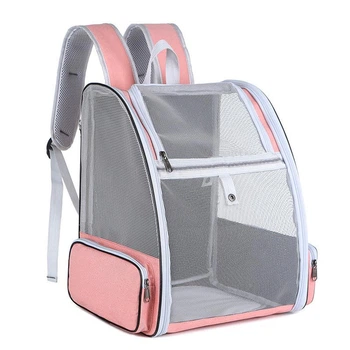 Рюкзак-переноска для котів та собак CosmoPet CP-42 41 х 28 х 35 см Рожевий